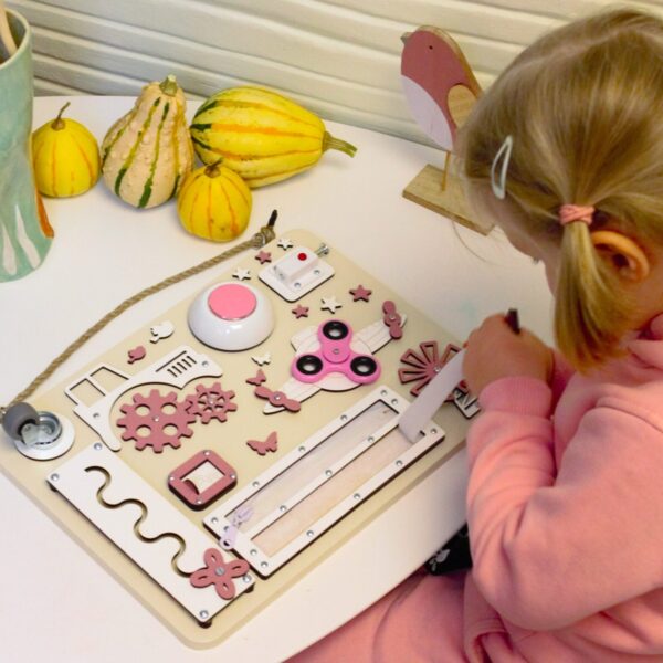 toddler busy board, baby gift