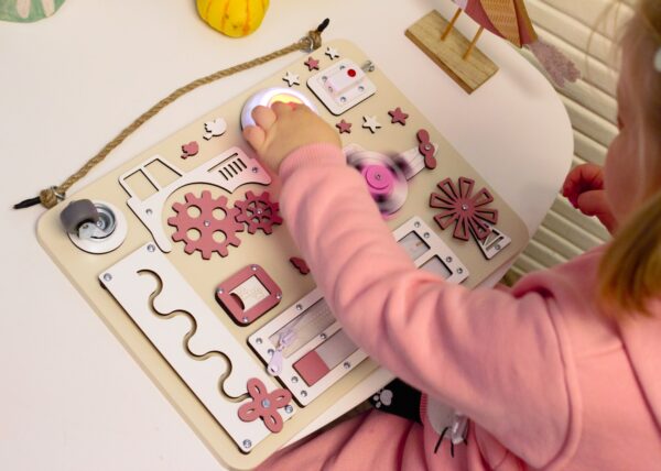 safety to play, educational toy busy board